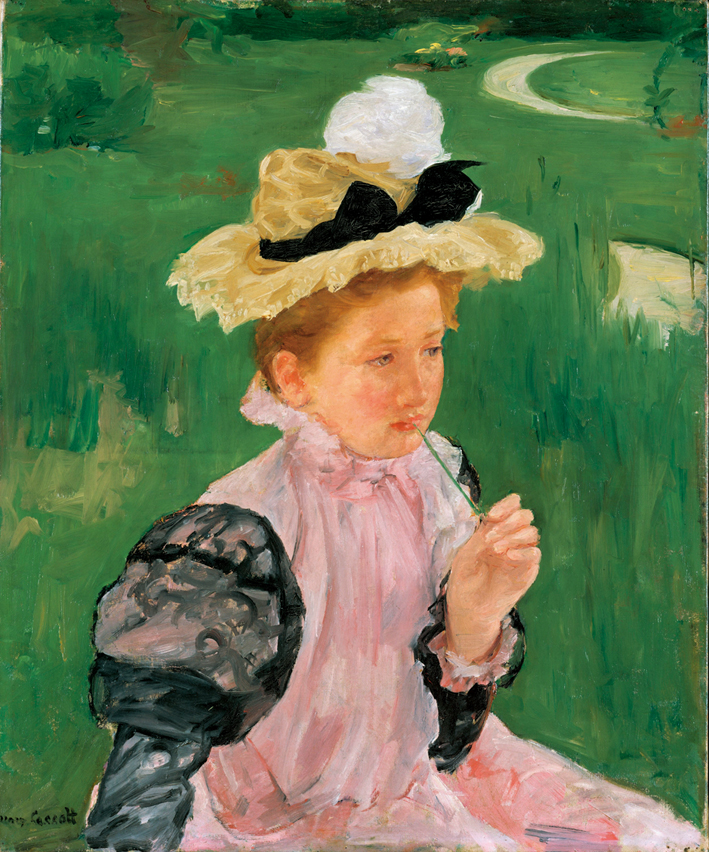  玛丽·卡萨特 Mary Cassatt —— 女孩画像
